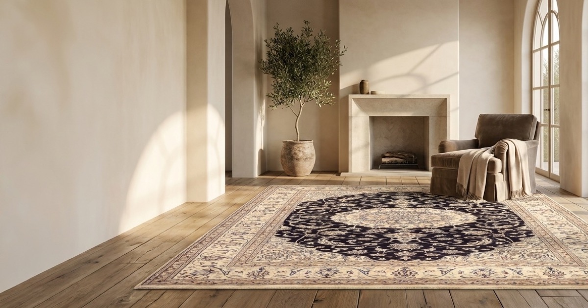 3'6 x 5'4 Persian Baluch Rug - Handmade Tribal Prayer Rug