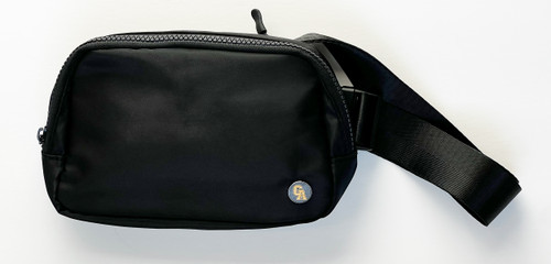 nylon belt bag black