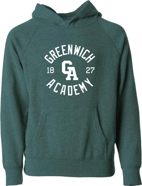 green youth hoodie