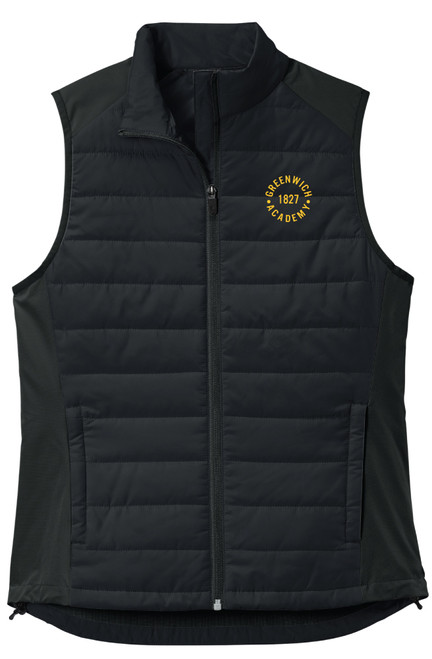 black hybrid Women's vest