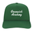 dark green caddy hat