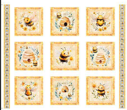 Buzz Buzz Buzz Bee Picture Patches 700X PANEL