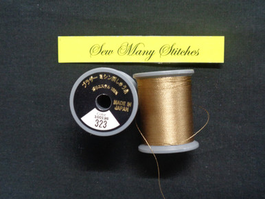 Brother Embroidery Thread Light Brown 323N - Sew Many Stitches