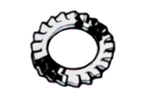 0407-37520 ST. LOCK WASHERS SERRATED ZINC PLATED