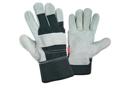 COW SPLIT LEATHER GLOVES WITH REINFORCEMENT