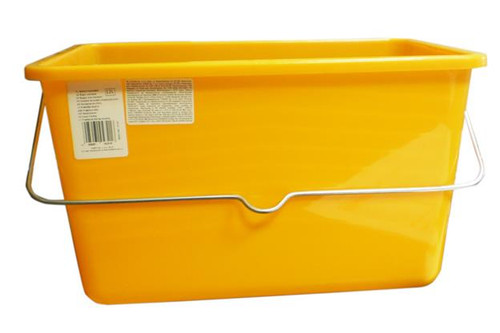 YELLOW PLASTIC BUCKET