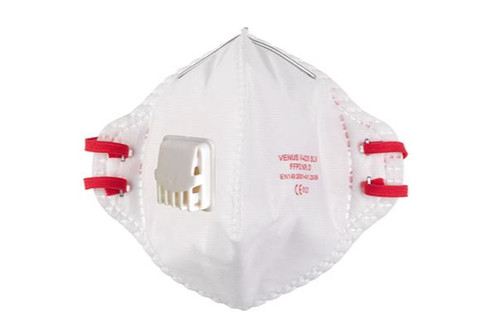 FFP2 FOLDABLE RESPIRATOR WITH VALVE  15PC