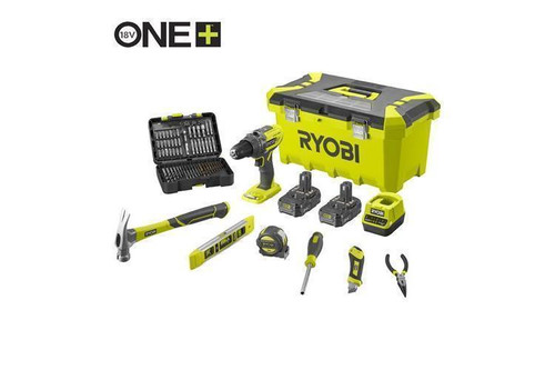 R18PD3-220TAH - HAMMER DRILL DRIVER ONE+ 18V WITH HAND TOOLS & ACCESSORIES