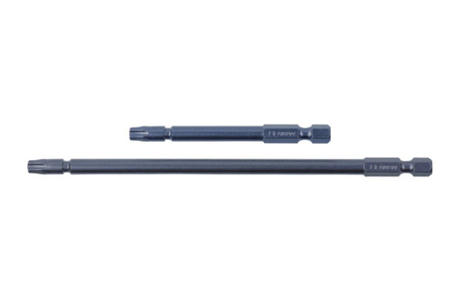 SCREW BIT TORX TORSION IMPACT V5 STEEL LONG 