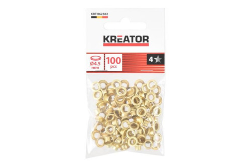 KRTH62502 - BRASS EYELETS 4.5mm (100 PCS) 