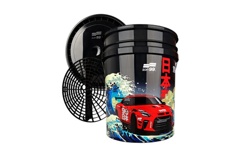 3376 - BUCKET WITH GRIT GUARD AND LID 19L 