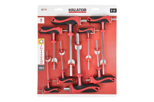 KRTH22005 - HEX KEY SET T-HANDLE (8 PCS) 