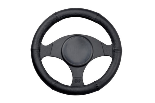 STEERING WHEEL COVER BLACK 37-39cm