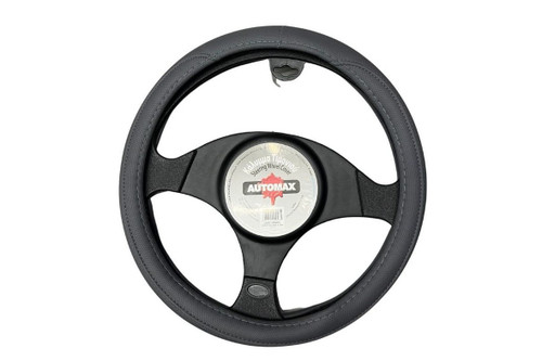 STEERING WHEEL COVER GREY 37-39cm