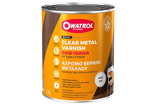CLEAR METAL VARNISH MATT OXID VERNIS 750ml
