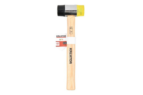 KRTH90607 - DOUBLE-SIDED RUBBER HAMMER 300g