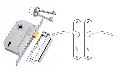 WOODEN DOOR 2 LEVER LOCKSET