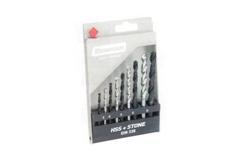 SET OF STONE & STEEL  DRILLS