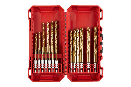 4932499763 - SHOCKWAVE HSS-G TIN METAL DRILL BIT SET 2-10mm (19 PCS)