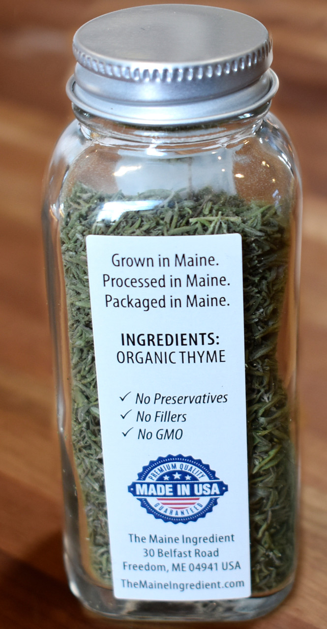 Organic Thyme, Fresh-Dried – Culinary Herb From Albania, Gluten & Allergen Free 10 thumbnail image