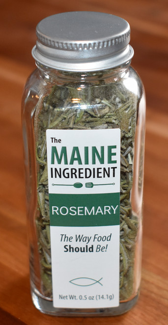 The Maine Ingredient organic dried rosemary bottle front The Maine Ingredient organic dried rosemary bottle front