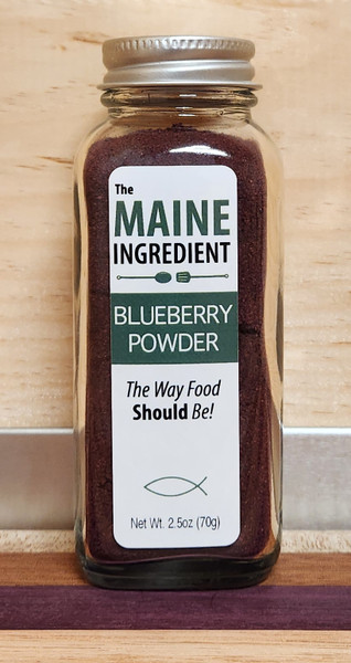 The Maine Ingredient organic blueberry powder bottle front
