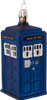 Doctor Who: TARDIS  Glass Christmas Tree Ornament by Kurt Adler