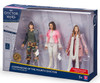 DOCTOR WHO: Companions of the 4th Doctor (Tom Baker) Action Figure Set of 3 (Sarah Jane - Romana - Romana II) Character Options