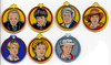 Doctor Who Vintage 1992 Bally Pinball Promotional Plastics: THE DOCTORS (Complete Set of 7)