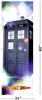 Doctor Who: TARDIS (10th Doctor - David Tennant) - Large Door Poster - 62" X 21"