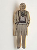 Vintage Doctor Who Fan Club of America (DWFCA) Lapel Pin - 5th Doctor (Davison)