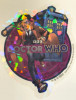 Doctor Who - Full-Color BBC Licensed Sticker Set of 3 (TARDIS plus 10th & 11th Doctors)