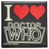 Vintage Doctor Who Fan Club of America (DWFCA) Button - I LOVE Doctor Who