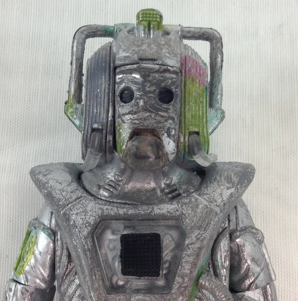 Doctor Who Action Figure - ROGUE CYBERMAN (Faceplate and Cybergun ...