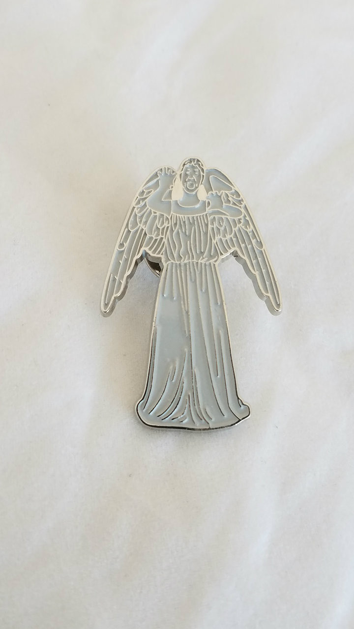 Weeping Angel Enamel Pin - Doctor Who Store