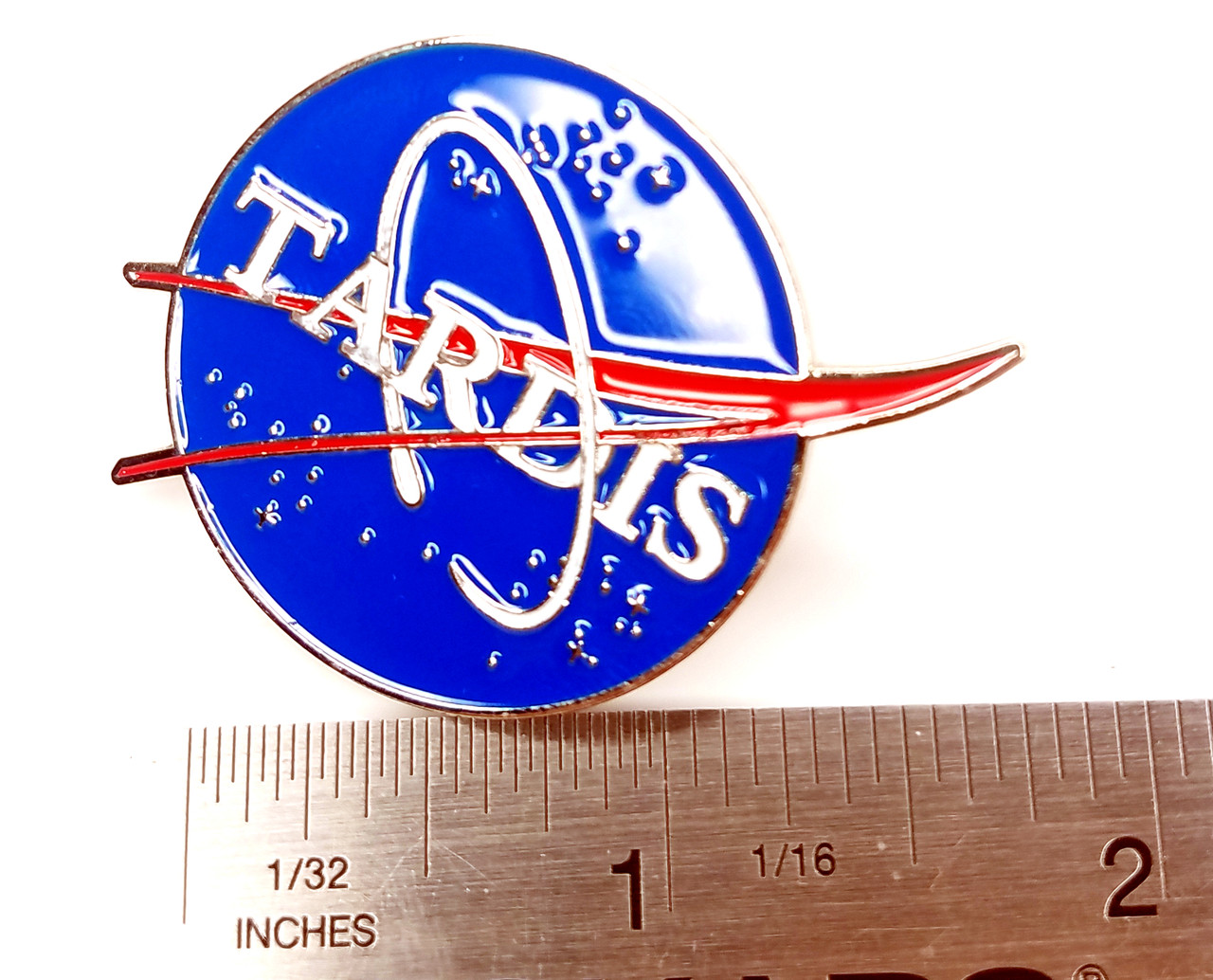 Doctor Who Exclusive Lapel Pin - NASA TARDIS Logo - Doctor Who Store