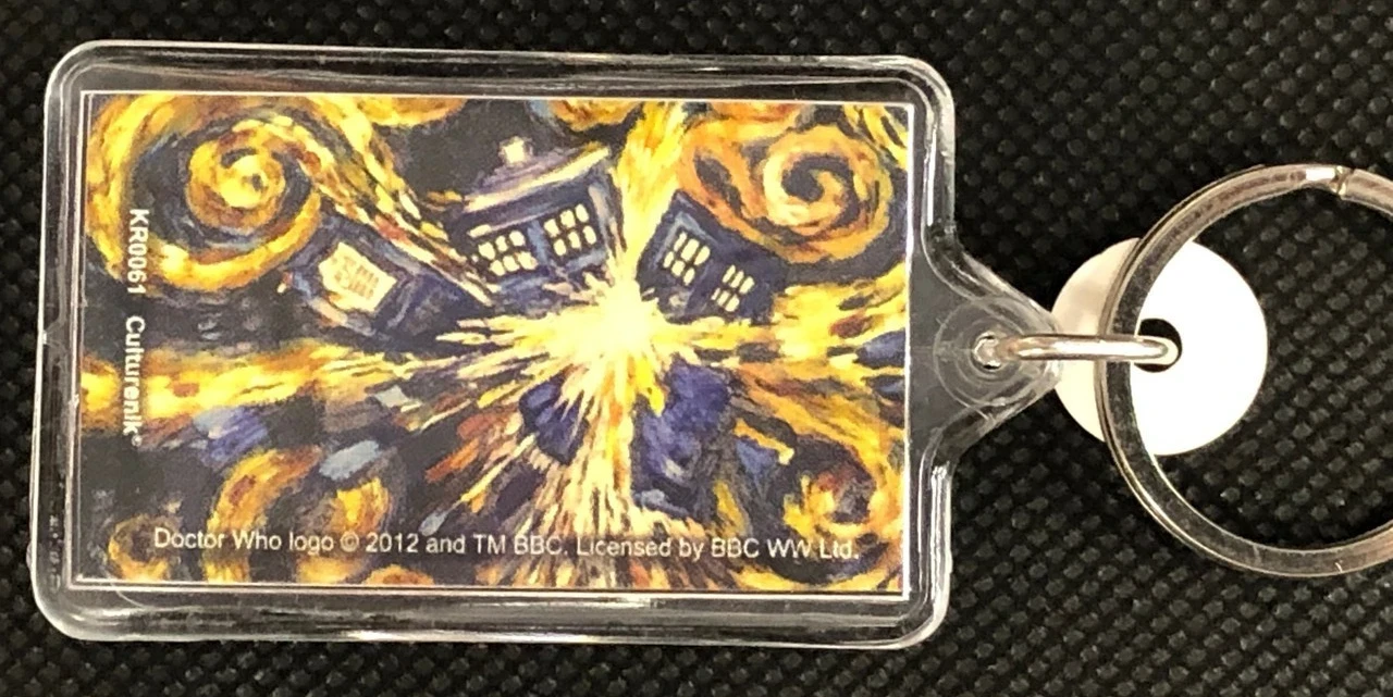 Doctor Who: Set of 4 - Lucite Keyring Keychain by Culturenik