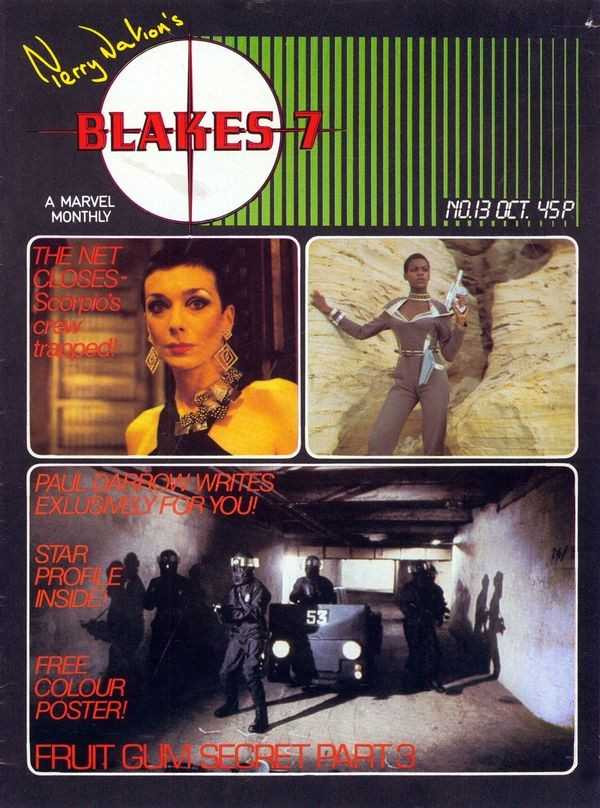 BLAKE'S 7 - Vintage UK TV Series Magazine - Issue #13 - Doctor Who Store