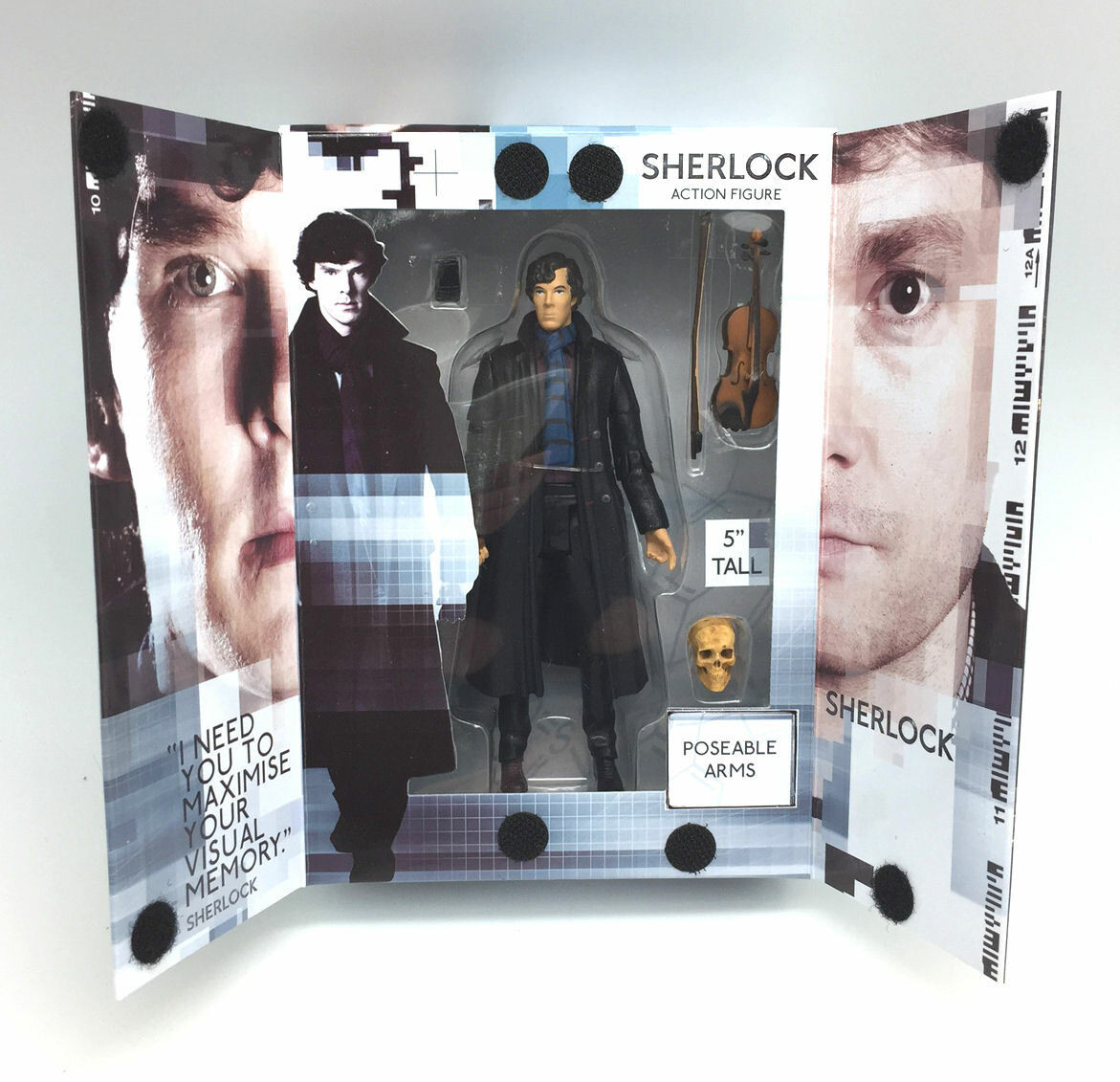 シャーロック　SHERLOCK BBC フィギュア　箱付き BBC SHERLOCK - Sherlock Holmes (Benedict Cumberbatch) - 5 Inch