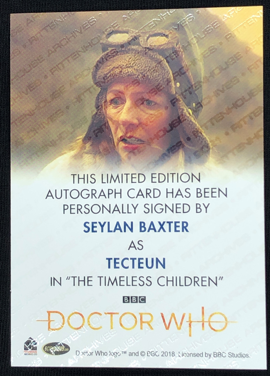 Doctor Who Series 11 & 12 Autograph Trading Card SEYLAN BAXTER as