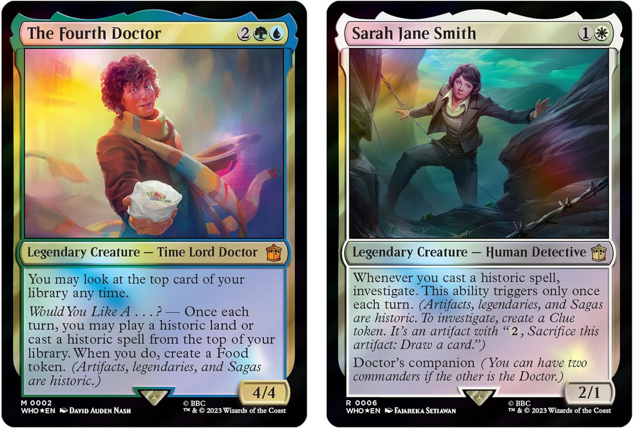 Magic The Gathering DOCTOR WHO Commander Deck - BLAST FROM THE PAST  (100-Card Deck, and more) CCG (Collectible Card Game) - Doctor Who Store