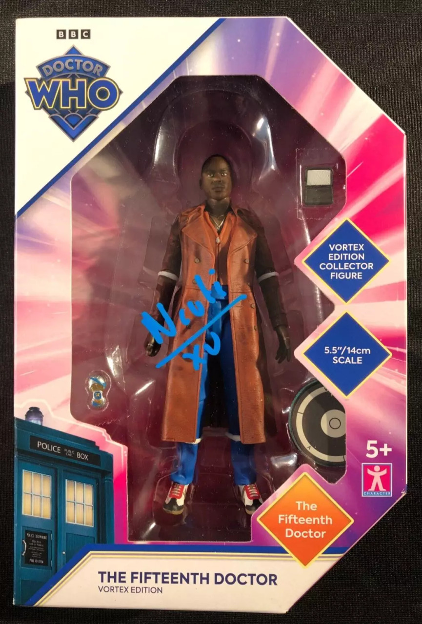 Doctor Who: FIFTEENTH DOCTOR & RUBY SUNDAY - Signed Action Figure