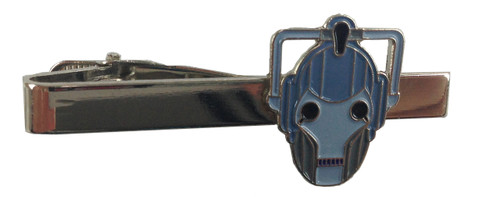 Doctor Who Tie Clip - CYBERMAN HEAD (New Series Style)