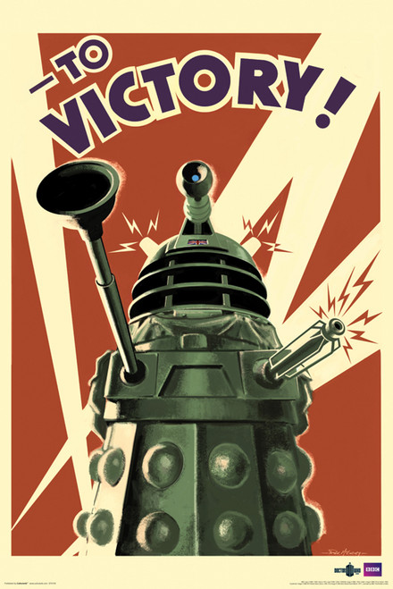 Doctor Who: 17 x 11 Inch Print - To Victory - Daleks World War II