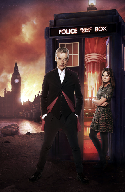 Doctor Who: 17 x 11 Inch Print - 12th Doctor (Peter Capaldi)and Clara (Jenna Coleman) - from the Episode DEEP BREATH