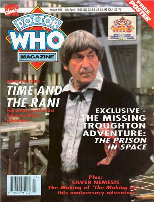 Doctor Who Magazine #198 - Missing Troughton story - PRISON IN SPACE