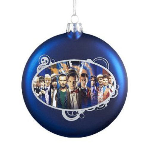 Doctor Who: 50th Anniversary Limited Edition Glass Christmas Tree Ornament