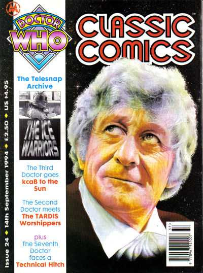 Doctor Who Classic Comics Issue #24 by Marvel (Magazine sized)