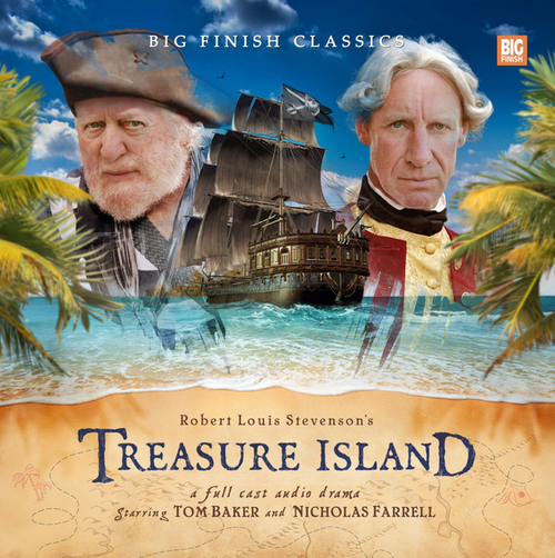 TREASURE ISLAND - Big Finish Classics Audio CD Set Starring Tom Baker