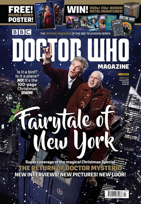 DOCTOR WHO #442 FREE 3 ART CARDS CHRISTMAS HOLIDAY SPECIAL MONTHLY MAGAZINE